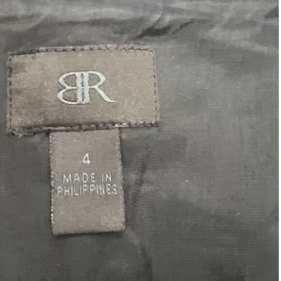 Banana Republic Blazer Black Sequin 3/4 Sleeve Jacket Size 4 - Picture 3 of 9